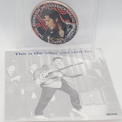 'ELVIS' Taping Begins For '68 Comeback Special:
June 27,1968 Coin