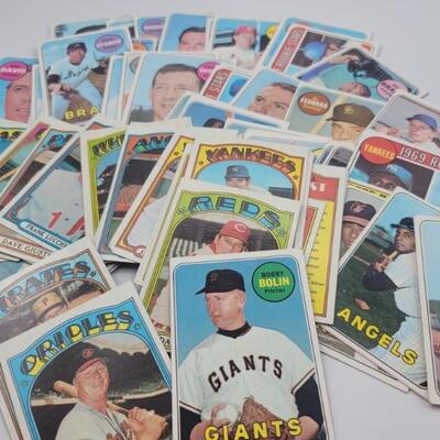 (80) 1968, 1970 & 1971 Baseball Cards