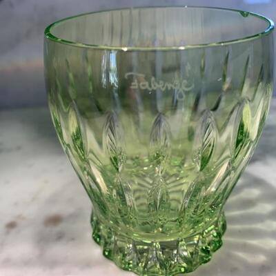 FabergÃ© Green Crystal Highball Bar Ware Glass
Signed FabergÃ©, By Akja Crystal, Hungary