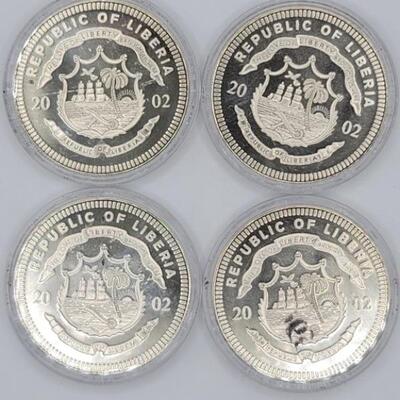 (4) American Mint Fight for Freedom Medals