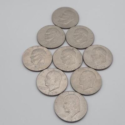 (9) Eisenhower Dollars
