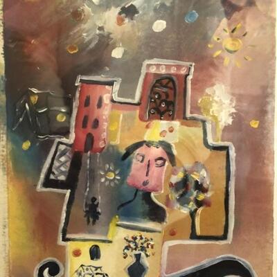 My Village- Giclee after Original by Child Refugee
This Museum-Quality Giclee was created from the Original Painting by Suhaimah, a Child...