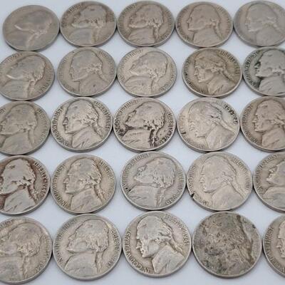 (25) 1941-D, 1941, & 1946 nickels