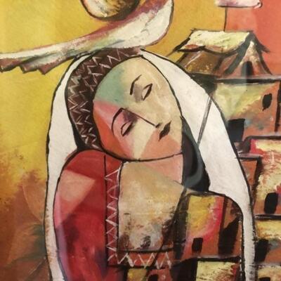 The Bird is My Dream- Original by Child Refuge
This Museum-Quality Giclee was created from the Original Painting by Mohamed Emad...
