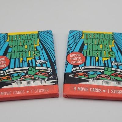 (2) Packs Unopened Mutant Ninja Turtles Cards