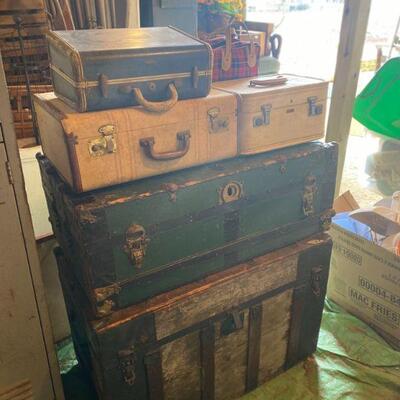 Old Trunks & Old Luggage  