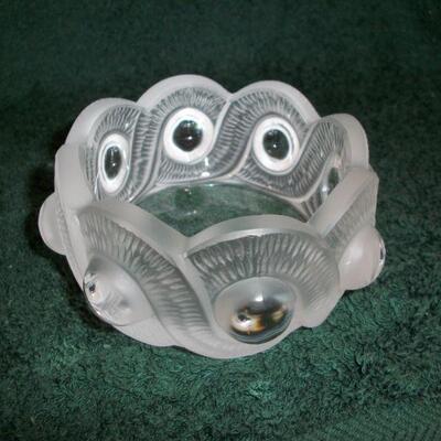 Lalique Crystal Trinket Bowl