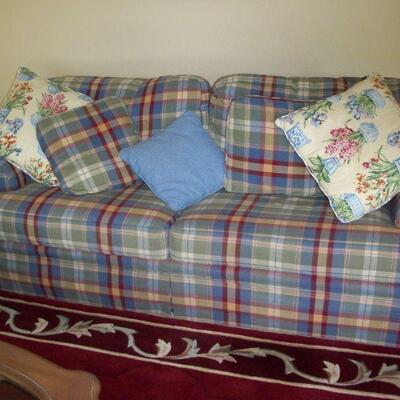 2nd Broyhill Furniture Plaid Sofa