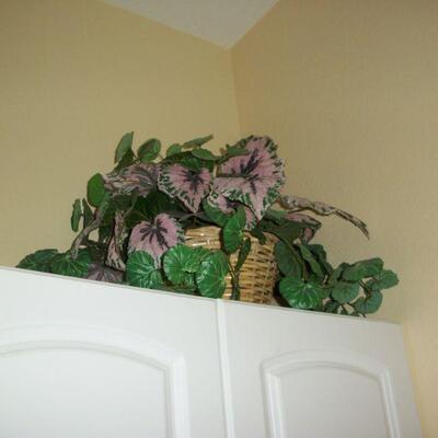 Faux Greenery in Basket