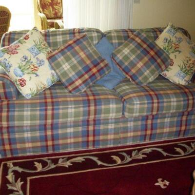 Broyhill Furniture Plaid Sofa (1 of 2)