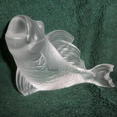 Lalique Crystal Koi Fish