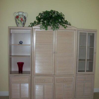 Savon Furniture Light Tan 3pcs. Media Wall Unit