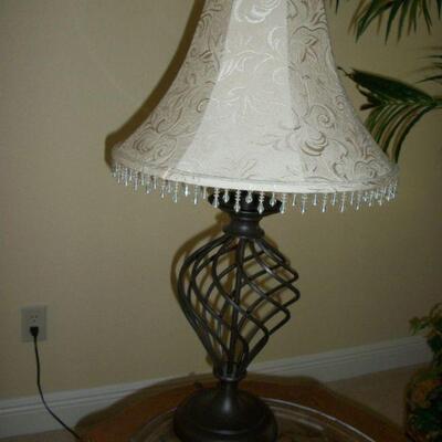 1 of 2 Bronze Twist 3-way Table Lamp(s)