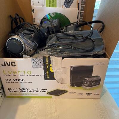 jvc camera and dvd video burner