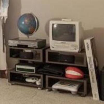 small tv with Vhs player 