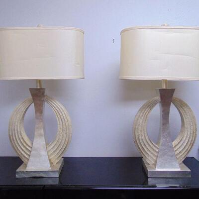 Silver Leaf Lamps