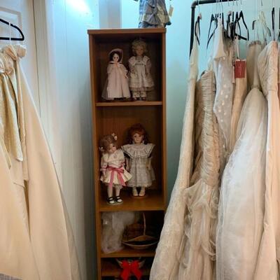 Dolls and wedding dresses