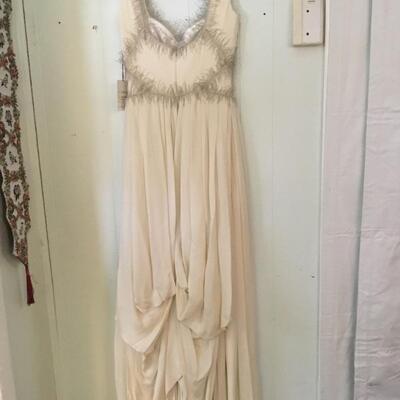 Designer gown created by Sondra Falk, XS SZ4