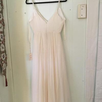 Designer gown created by Sondra Falk, XS SZ4