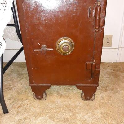 Antique combination safe