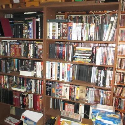 MASSIVE COLLECTION OF DVD'S AND MORE 