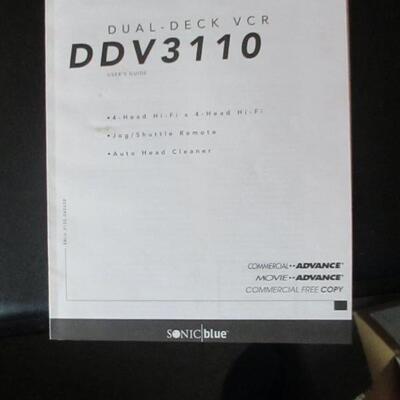 DUEL DECK VCR DDV3110 GO.VIDEO 