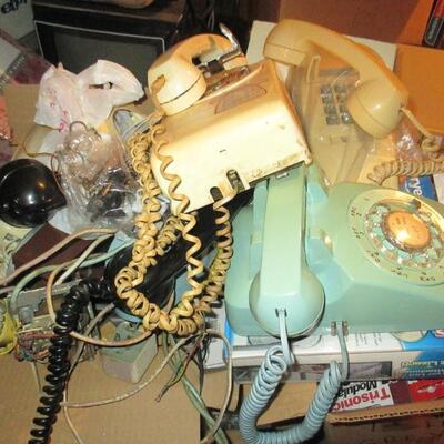 MASSIVE COLLECTION OF VINTAGE TELEPHONES  