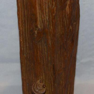 Bronze freeform Mushroom signed vase