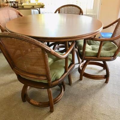 Table and 4 chairs $275