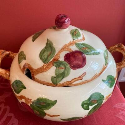 Franciscan Apple Tureen with Under Plate