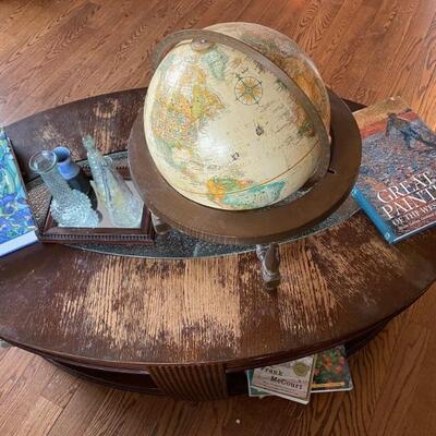 Table Top World Globe on Stand