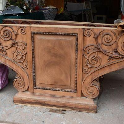 French Carved Architecural Bases 
