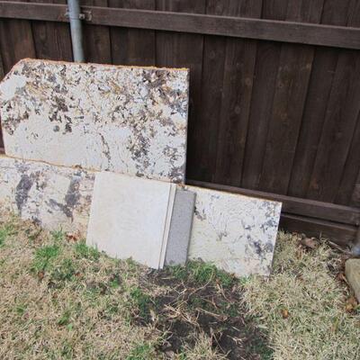 GRANITE SLAB REMNANTS