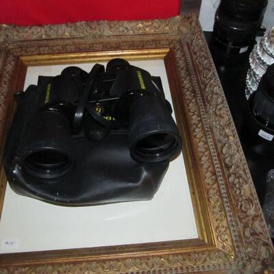 CANON EOS REBEL CAMERA & LENSES COLLECTION, BUSHNELL BINOCULARS, KATE SPADE LAPTOP CASE, PARISIAN ART, 