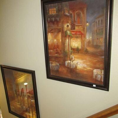 LOVELY ARTWORK THROUGHOUT HOUSE