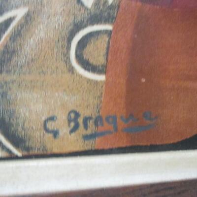 Mid Century Georges Braque Framed Artwork 