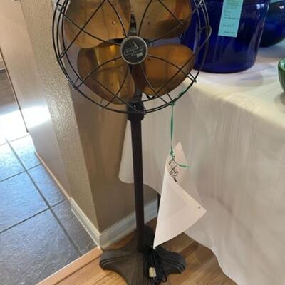Antique Brass Fan
