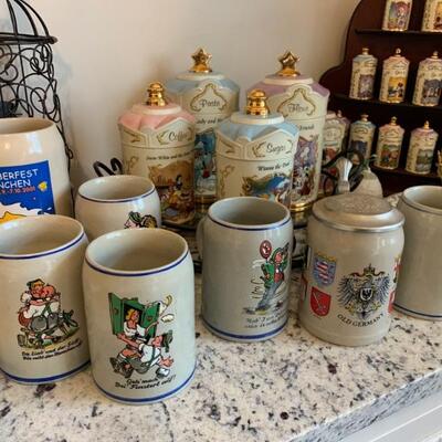 Vintage German Steins