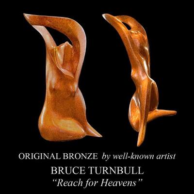Bronze sculpture by Bruce Turnbull
â€œReach for Heavensâ€