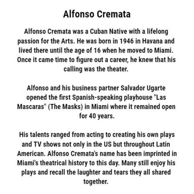 About Alfonso Cremata