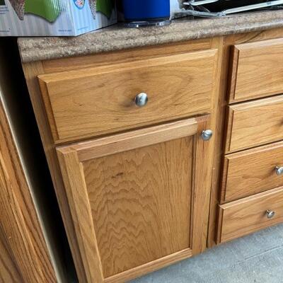 Cabinet w/door and drawer $40