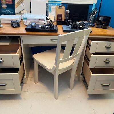 $180 Pottery Barn style desk and chair