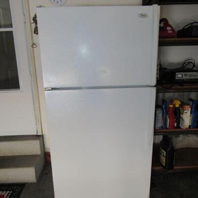 Good working fridge.  Perfect for the garage