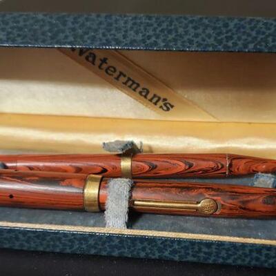 1930's Waterman's Pen, Pencil box set.