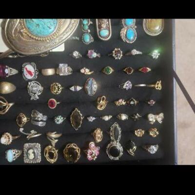 Jewelry and lots of it. 