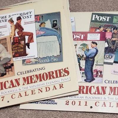 Saturday Evening Post calendars 