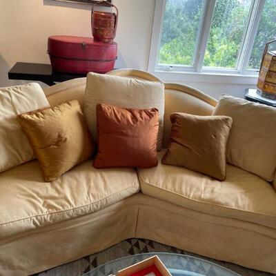 Baker sofa, down $600