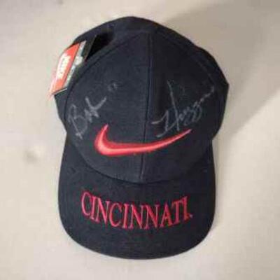 Bob Huggins signed UC hat