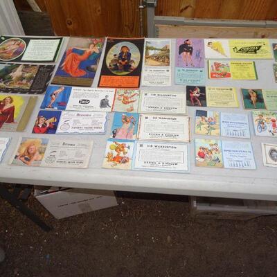 OLD ADVERTING STOCK CARDS