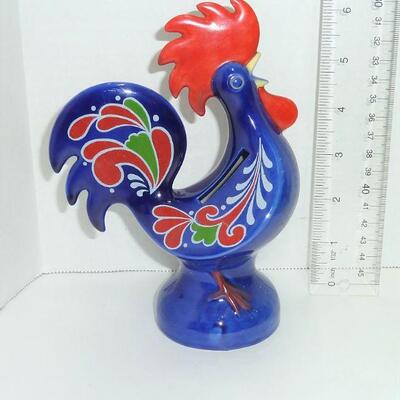 Goebel rooster coin bank